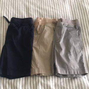 3 pairs pull-on shorts